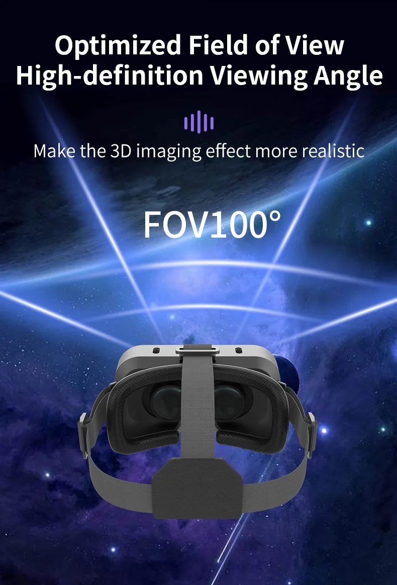 3D Virtual Reality VR Glasses Headset Devices Helmet Lenses Goggles Smart For Smartphones Phone Cell Mobile Game Viar Viewer Set
