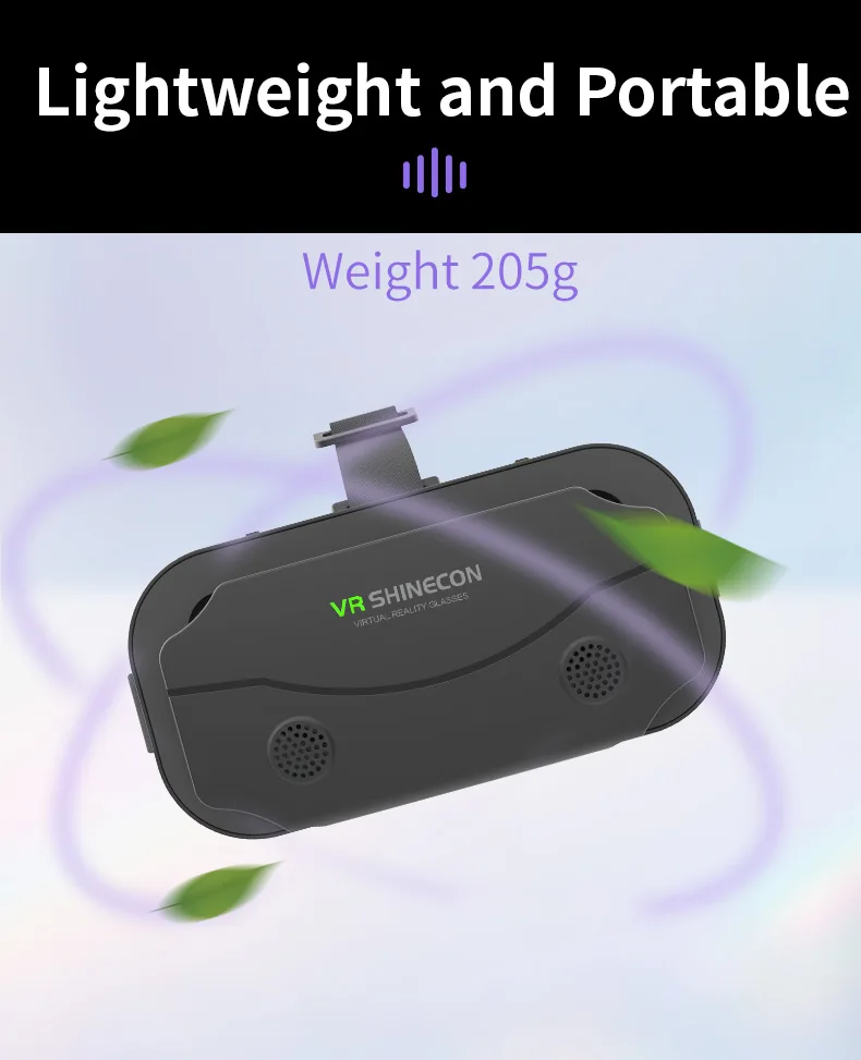 3D Virtual Reality VR Glasses Headset Devices Helmet Lenses Goggles Smart For Smartphones Phone Cell Mobile Game Viar Viewer Set