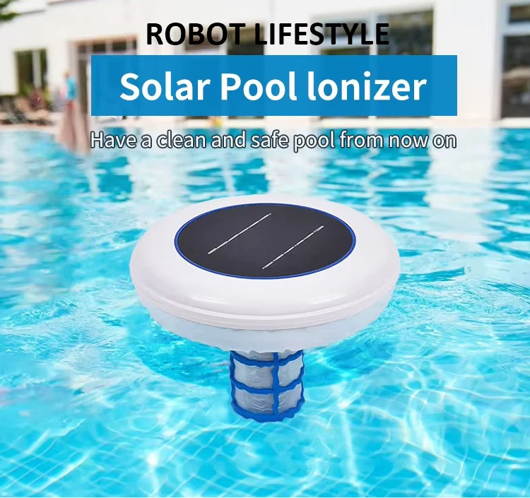 Solar Pool Ionizer Cleaner Copper Silver Ionization for Swimming Pools Ion Purifier SPA Algae Resistance Lower Chlorine