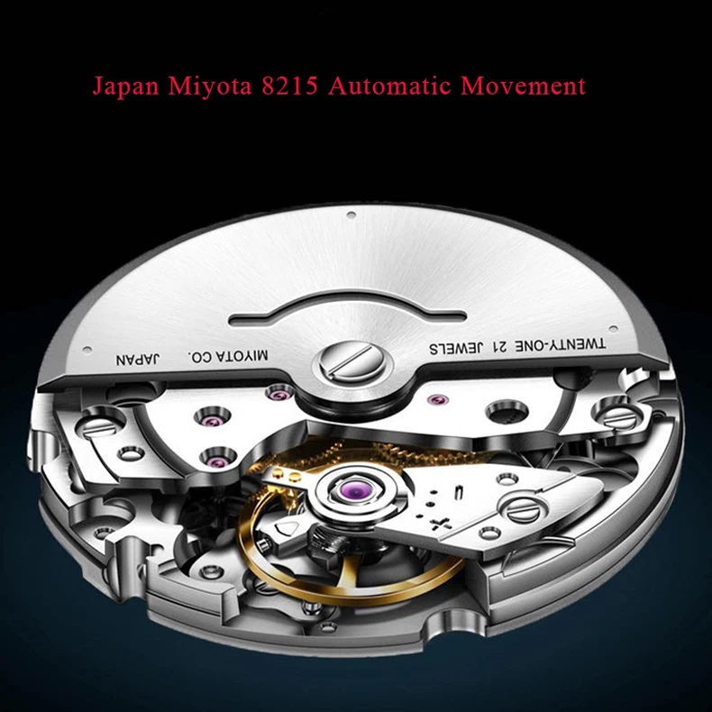 New Specht&Sohne Men's Watches Mechanical Watch Japan Miyota 8215 Movt Rose Gold Stainless Steel Classic 5711 Watch Waterproof