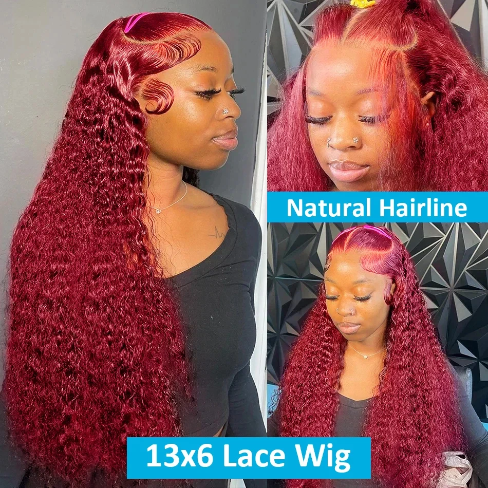 147832-12rpii.jpg Wet And Wavy 99j Lace Frontal Wig Human Hair Burgundy 13×6 Hd Lace Frontal Human Hair Wig Red Curly Lace Front Human Hair Wigs Human Hair Smart Shop