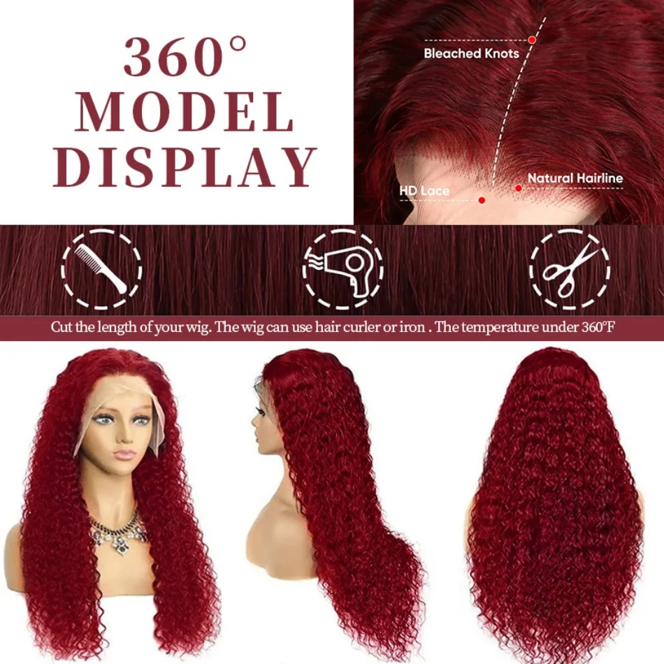 Wet And Wavy 99j Lace Frontal Wig Human Hair Burgundy 13x6 Hd Lace Frontal Human Hair Wig Red Curly Lace Front Human Hair Wigs Wet And Wavy 99j Lace Frontal Wig Human Hair Burgundy 13x6 Hd Lace Frontal Human Hair Wig Red Curly Lace Front Human Hair Wigs