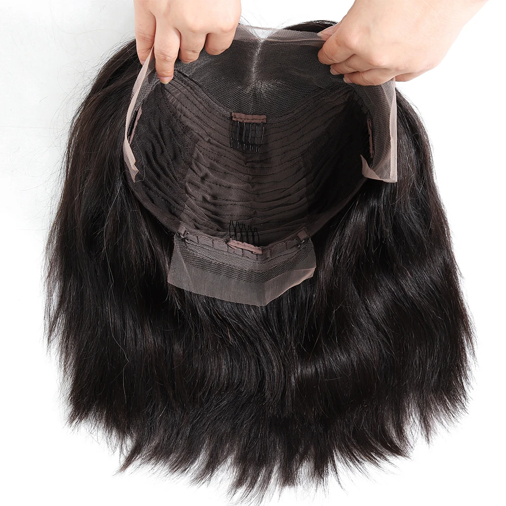 Brazilian 13*4 Lace Front Wig Short Human Hair Wigs Remy Hair 4*4 Lace Short Bob Straight Wig Wigs for Women Swiss Lace QT Hair