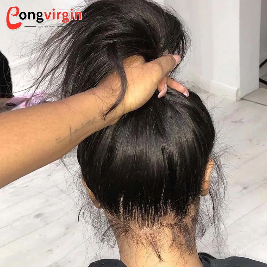 5x5 Glueless Wig Human Hair Ready To Wear Pre-Cut Lace Wear And Go Glueless Wigs Straight Lace Front Human Hair Wig For Women 5x5 Glueless Wig Human Hair Ready To Wear Pre-Cut Lace Wear And Go Glueless Wigs Straight Lace Front Human Hair Wig For Women