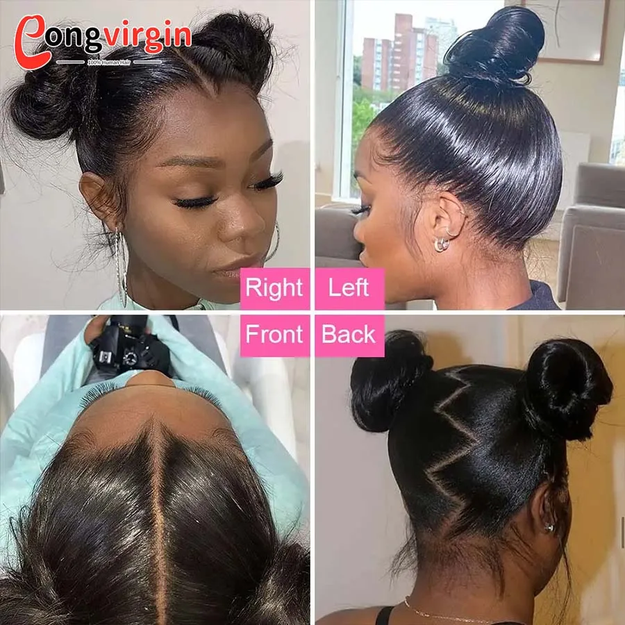 5x5 Glueless Wig Human Hair Ready To Wear Pre-Cut Lace Wear And Go Glueless Wigs Straight Lace Front Human Hair Wig For Women 5x5 Glueless Wig Human Hair Ready To Wear Pre-Cut Lace Wear And Go Glueless Wigs Straight Lace Front Human Hair Wig For Women