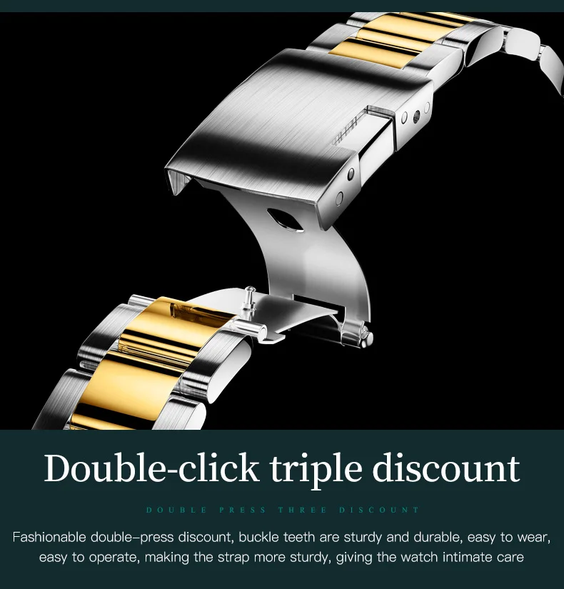 OLEVS Men's Watches Top Brand Luxury Watch for Men Original Waterproof Stainless Steel Chronograph Moon Phase Date Rota Dial