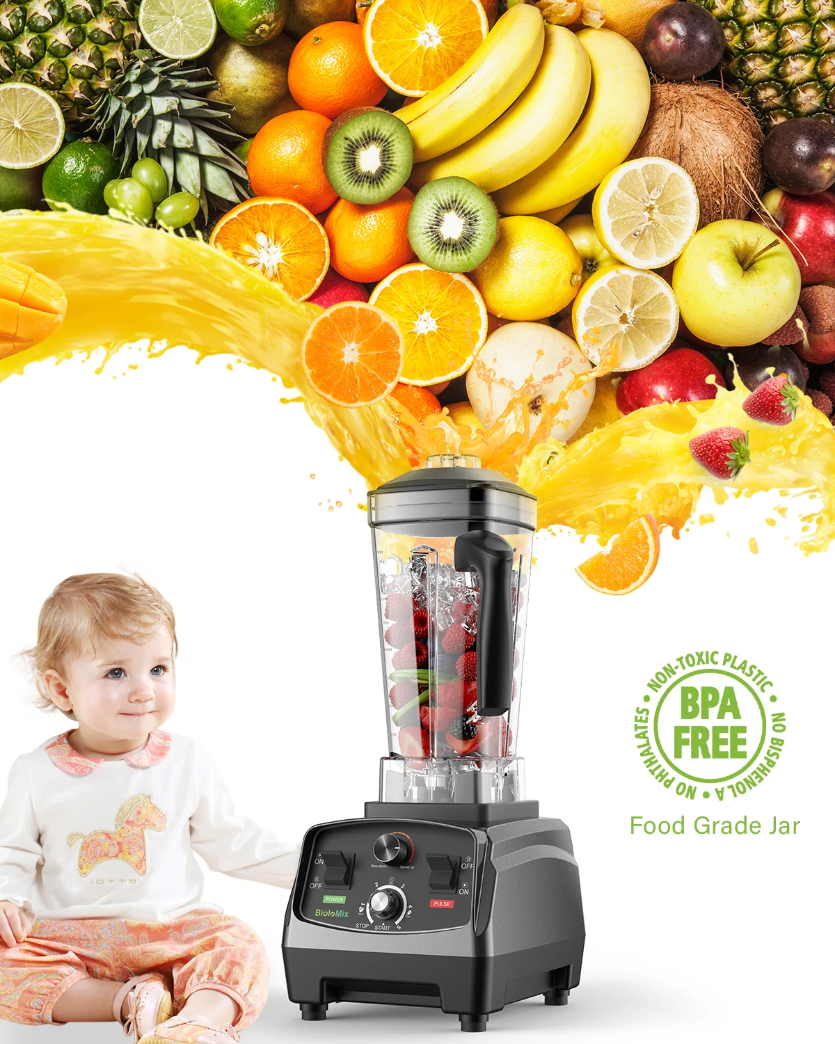 Heavy Duty Grade Timer Blender Kitchenware Smart Shop