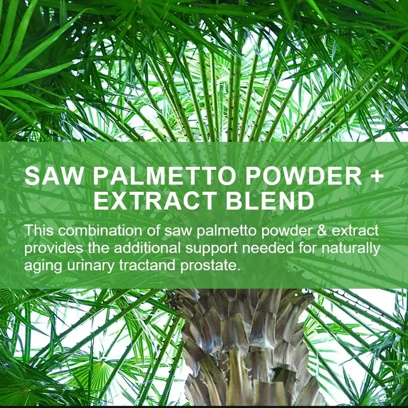 Saw Palmetto Capsules Help Promote Prostate Health,Reduce Baldness and Thinning Hair &Regulate Hormonal Sex Capsules in The Body