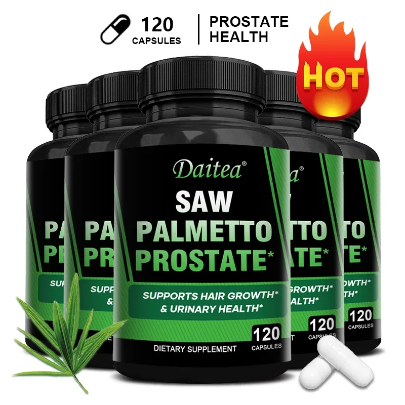 Saw Palmetto Capsules Help Promote Prostate Health,Reduce Baldness and Thinning Hair &Regulate Hormonal Sex Capsules in The Body Smart Shop Smart Supplements