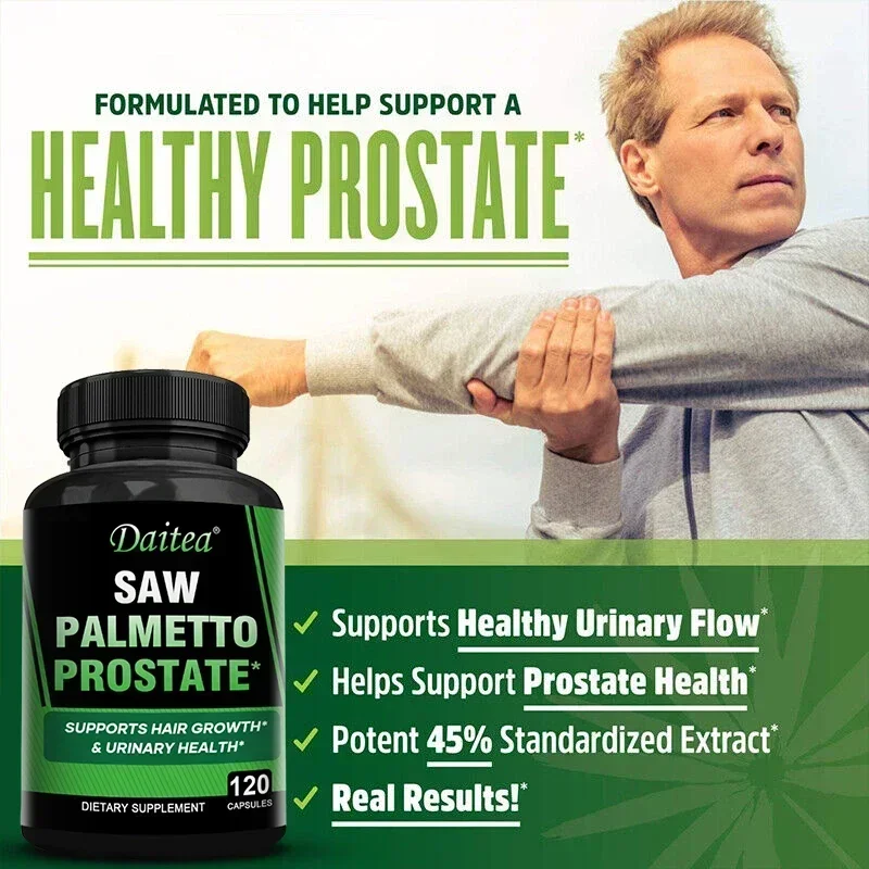 Saw Palmetto Capsules Help Promote Prostate Health,Reduce Baldness and Thinning Hair &Regulate Hormonal Sex Capsules in The Body Smart Shop Smart Supplements