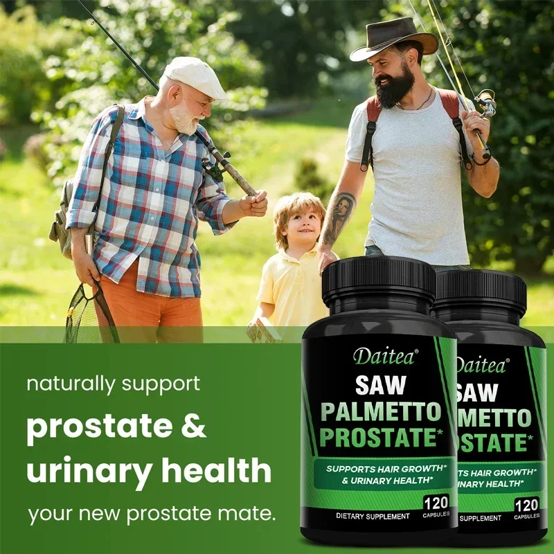 Saw Palmetto Capsules Help Promote Prostate Health,Reduce Baldness and Thinning Hair &Regulate Hormonal Sex Capsules in The Body