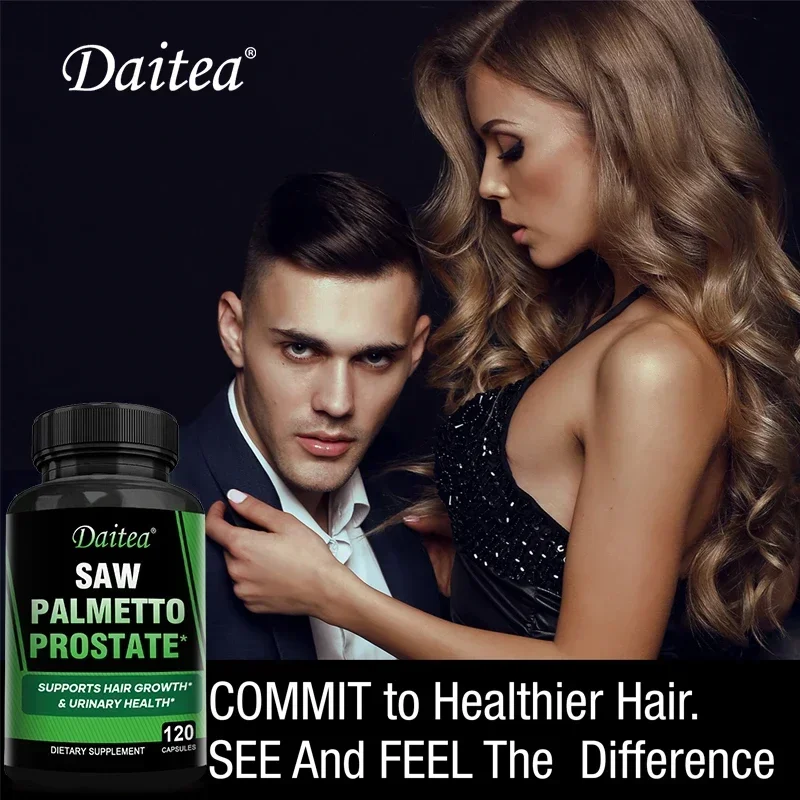 Saw Palmetto Capsules Help Promote Prostate Health,Reduce Baldness and Thinning Hair &Regulate Hormonal Sex Capsules in The Body