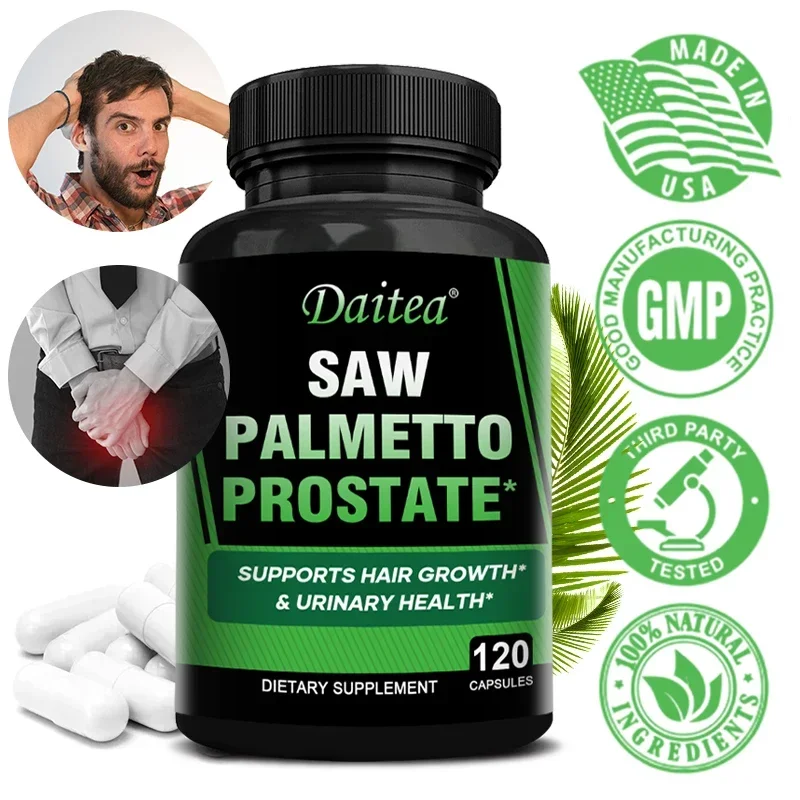 Saw Palmetto Capsules Help Promote Prostate Health,Reduce Baldness and Thinning Hair &Regulate Hormonal Sex Capsules in The Body Smart Shop Smart Supplements
