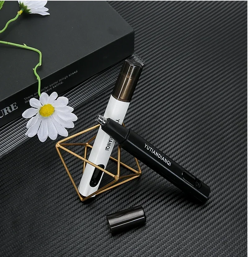 2 In 1 Electric Portable Ear And Nose Hair Trimmer Clipper 2024 Professional Painless Portable Eyebrow For Men