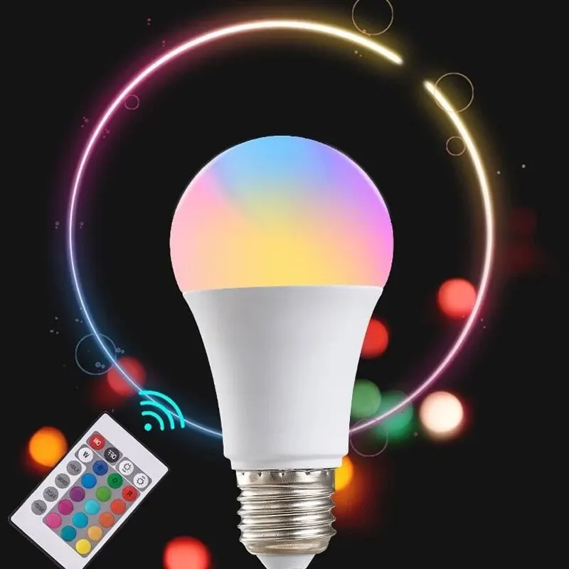 16 Colors RGB Bulb, Remote Control Smart Lamp Smart Lights Smart Shop