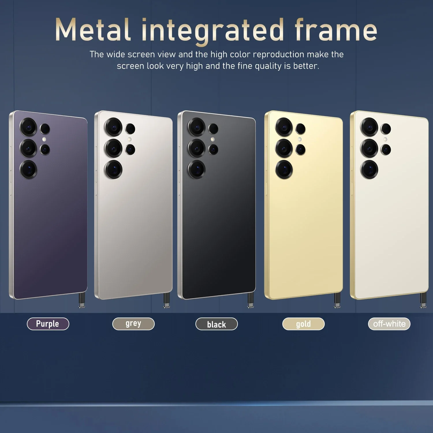 Global Vision S25 Ultra Smartphone 5G Android 12 8GB RAM 512GB ROM 6.8 Inch Phone 1920x1080HD 24+48MP 4 5G Network Mobile Phones