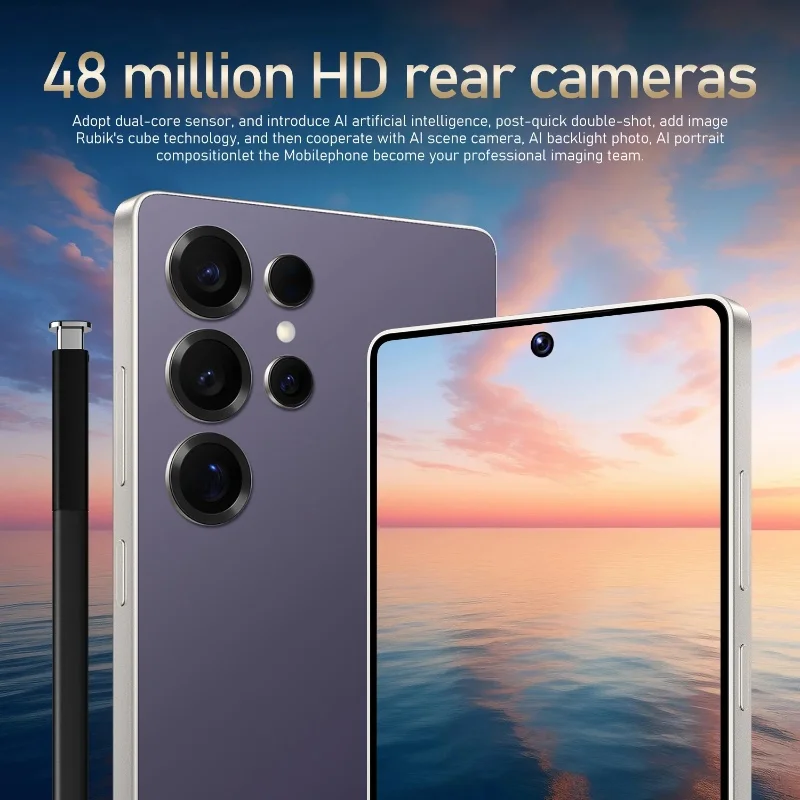 Global S25 Ultra Smartphone 5G Android 12 8GB, 512GB Smart Phones Smart Shop
