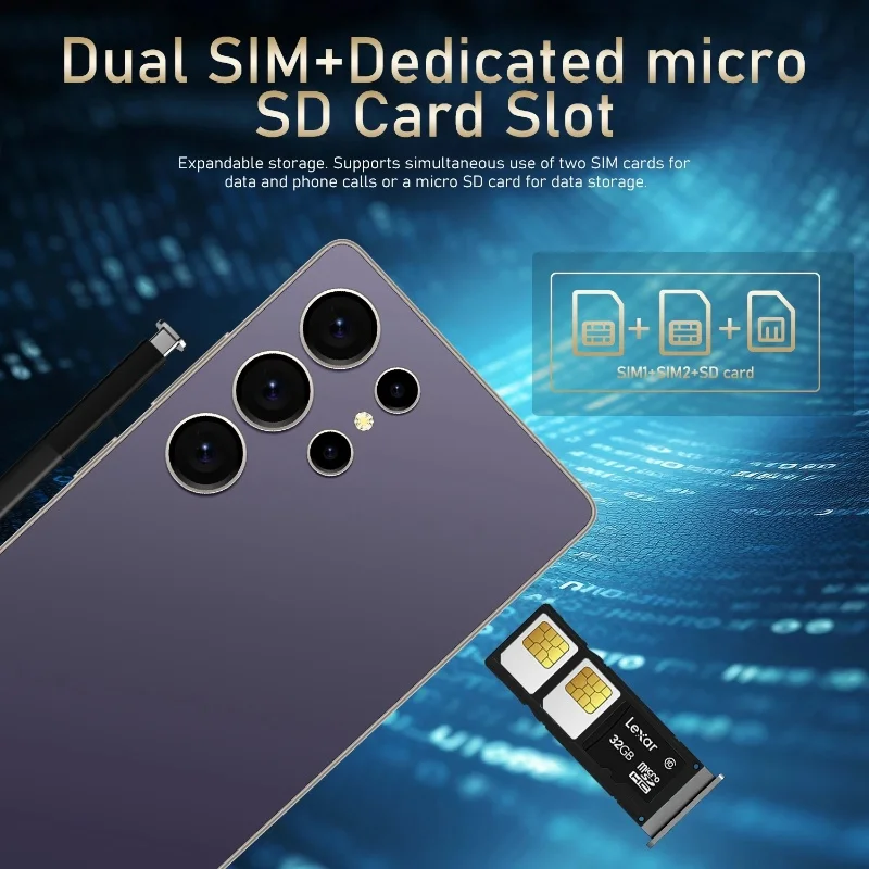 Global S25 Ultra Smartphone 5G Android 12 8GB, 512GB Smart Phones Smart Shop
