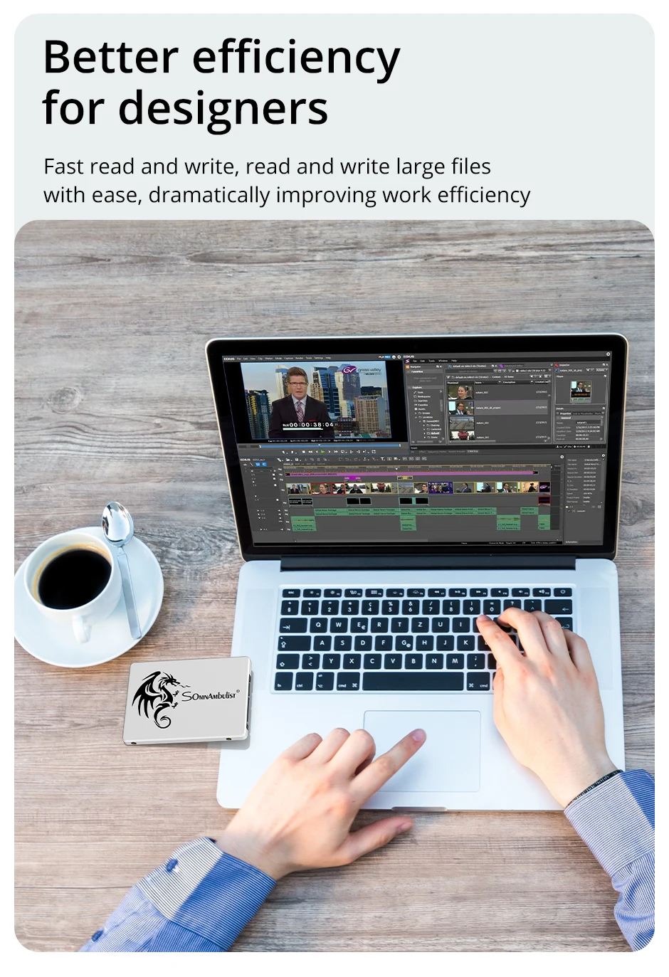SomnAmbulist SSD 2.5 64GB 128GB 256GB 512GB for Laptop Desktop Solid State Drive Sata3 120GB 240GB 480GB