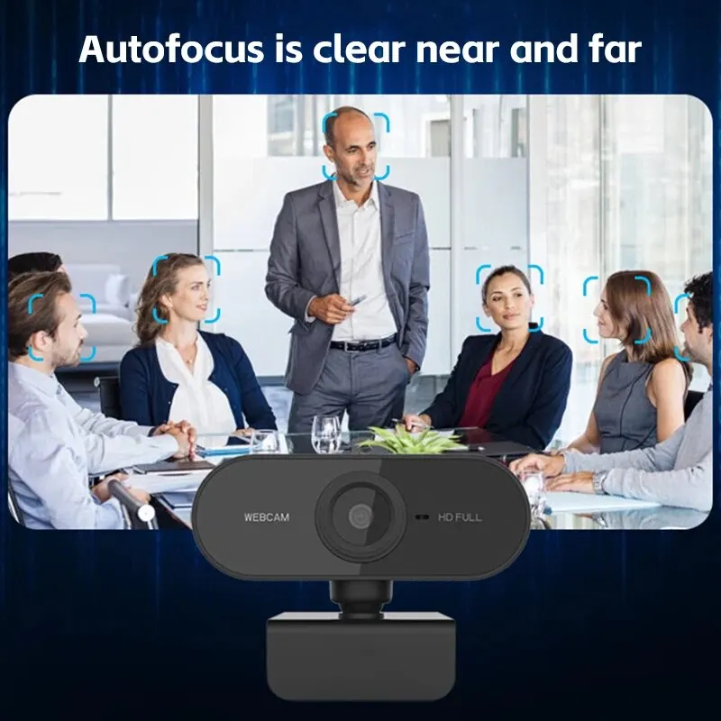 Camera 1080P HD Computer HD USB Camera Built In Microphone USB Network Camera Web Camera For Work With Microphone Tripod Uncategorized