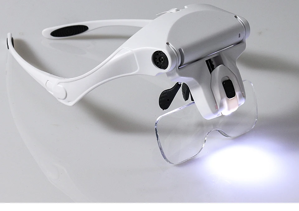 Magnifying Glasses LED Light Lamp Head Loupe Jeweler Headband Magnifier Eye Glasses Optical Glass Tool Repair Reading Magnifier Magnifying Glasses LED Light Lamp Head Loupe Jeweler Headband Magnifier Eye Glasses Optical Glass Tool Repair Reading Magnifier