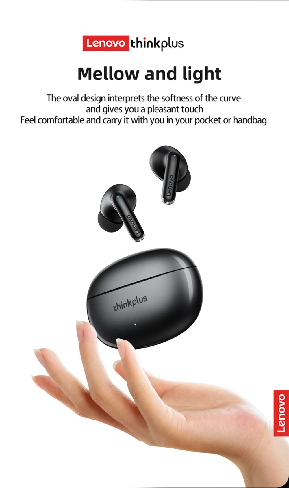 Original Lenovo XT88 TWS Wireless Earphones Bluetooth 5.3 Dual MIC Stereo Noise Reduction Bass HIFI Touch Control Earbuds