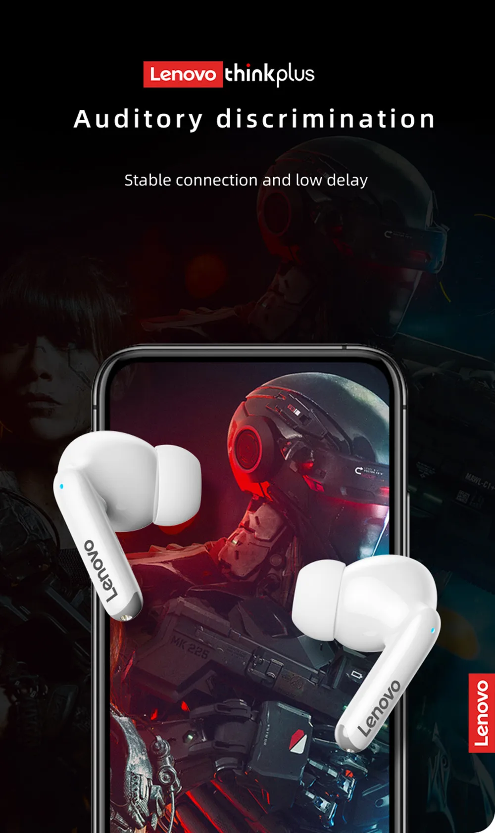 Original Lenovo XT88 TWS Wireless Earphones Bluetooth 5.3 Dual MIC Stereo Noise Reduction Bass HIFI Touch Control Earbuds