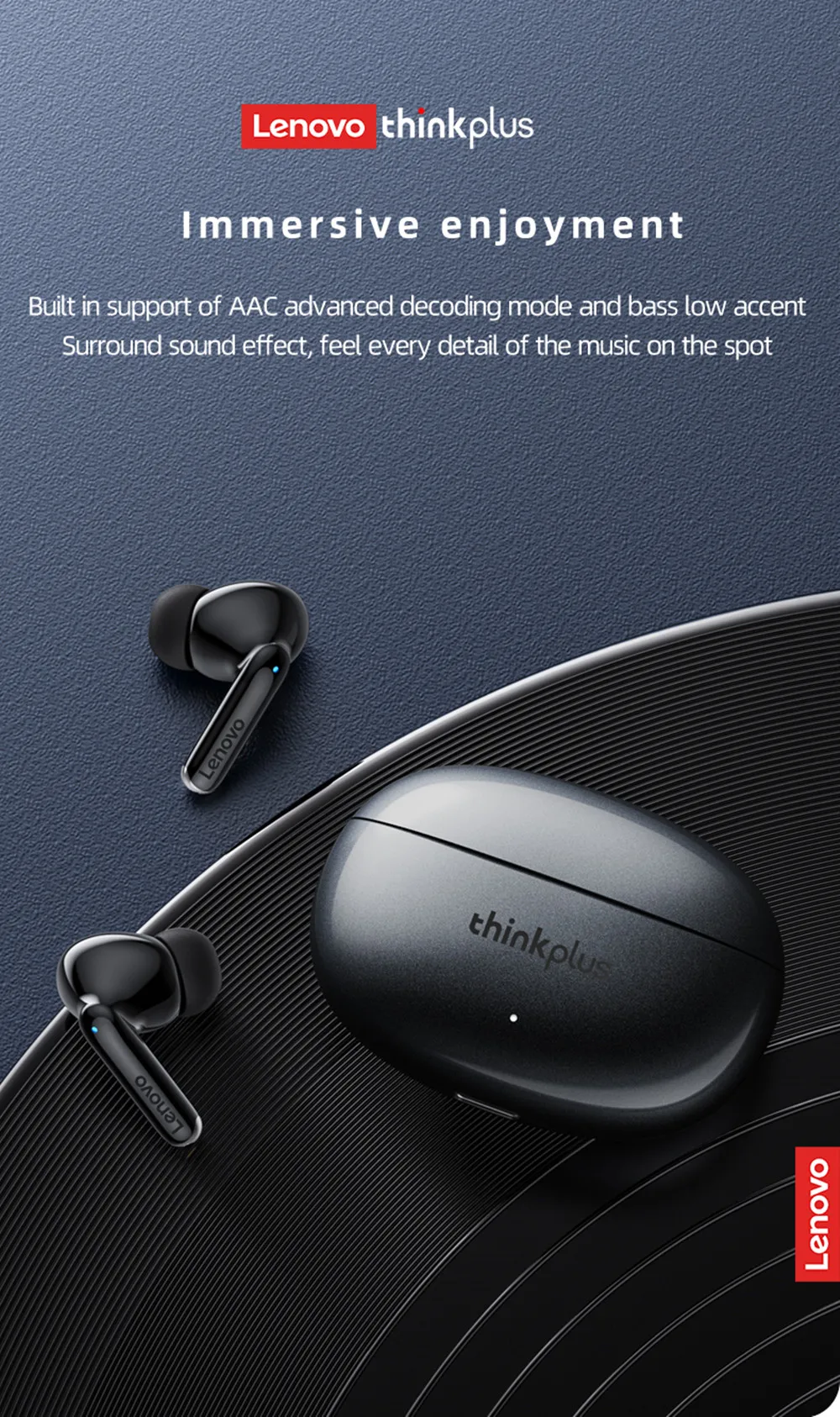 Original Lenovo XT88 TWS Wireless Earphones Bluetooth 5.3 Dual MIC Stereo Noise Reduction Bass HIFI Touch Control Earbuds