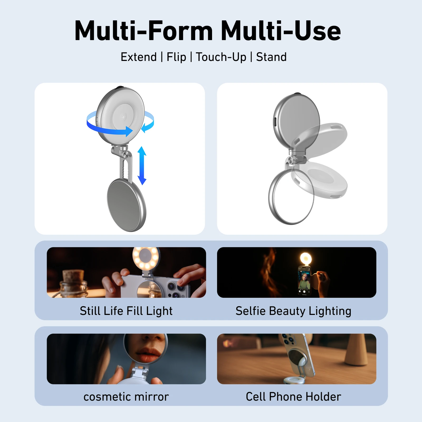 TELESIN Phone Camera Shoot Hand Grip Magnetic Smart Phone Holder Shooting Aid Remote Control Handle For Iphone Android Phone Phone Accessories Smart Shop