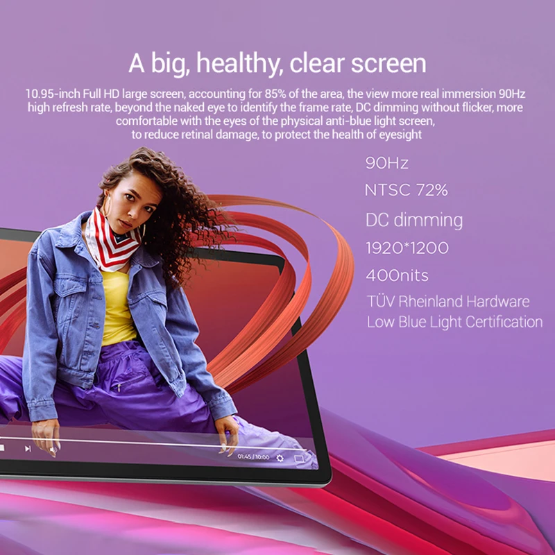 161260-87pphw.jpg Global Rom Lenovo Tab K10 M11 Wifi LTE MTK Helio G88 Zhaoyang Multi Language 10.95-inch 90hz 400nits Face Recognition 7040mAh Smart Phones Smart Shop