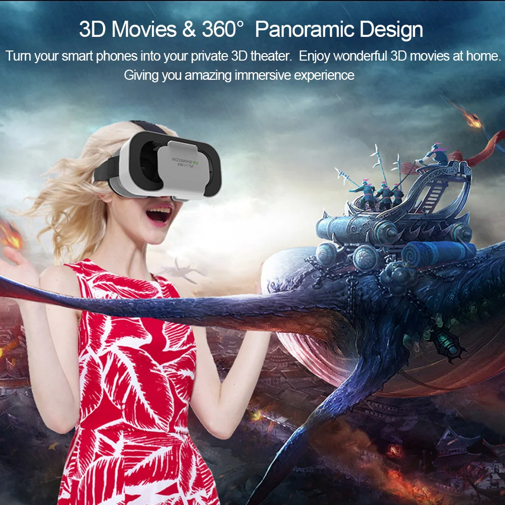 VR Glasses 3D Virtual Reality Headset Devices Helmet Lenses Goggles Smart For Smartphones Phone Cell Mobile Game Viar Viewer Set VR Glasses 3D Virtual Reality Headset Devices Helmet Lenses Goggles Smart For Smartphones Phone Cell Mobile Game Viar Viewer Set
