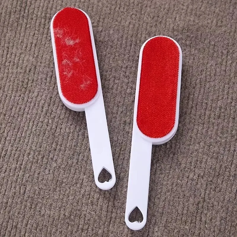 Self-cleaning Lint Sticking Roller 2 Sides Dedusting Brush Pet Hair Remover Brush Removing Dog Cat Hair from Sofa Carpet Clothes Uncategorized