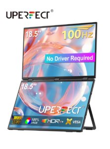 UStation Δ / Delta Plus Stacked Monitor No Drive Required Laptop Dual Screen Folding 18.5″ With USB C Mini HDMI For PC Mac Phone Smart Laptops Smart Shop