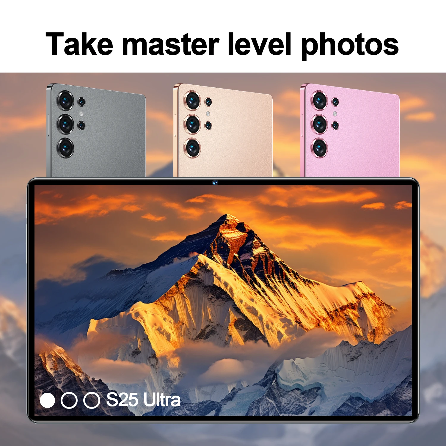 2025 New S25 Ultra+ Tablets Android 15 Snapdragon 8 Gen3 10.1 inch 5G Dual SIM Tablette 10000mAh 10core Global Version Tab WIFI