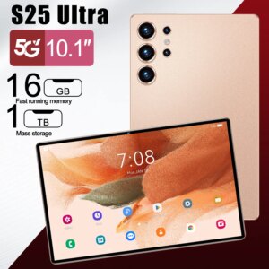 2025 New S25 Ultra+ Tablets Android 15 Snapdragon 8 Gen3 10.1 inch 5G Dual SIM Tablette 10000mAh 10core Global Version Tab WIFI Smart Phones Smart Shop