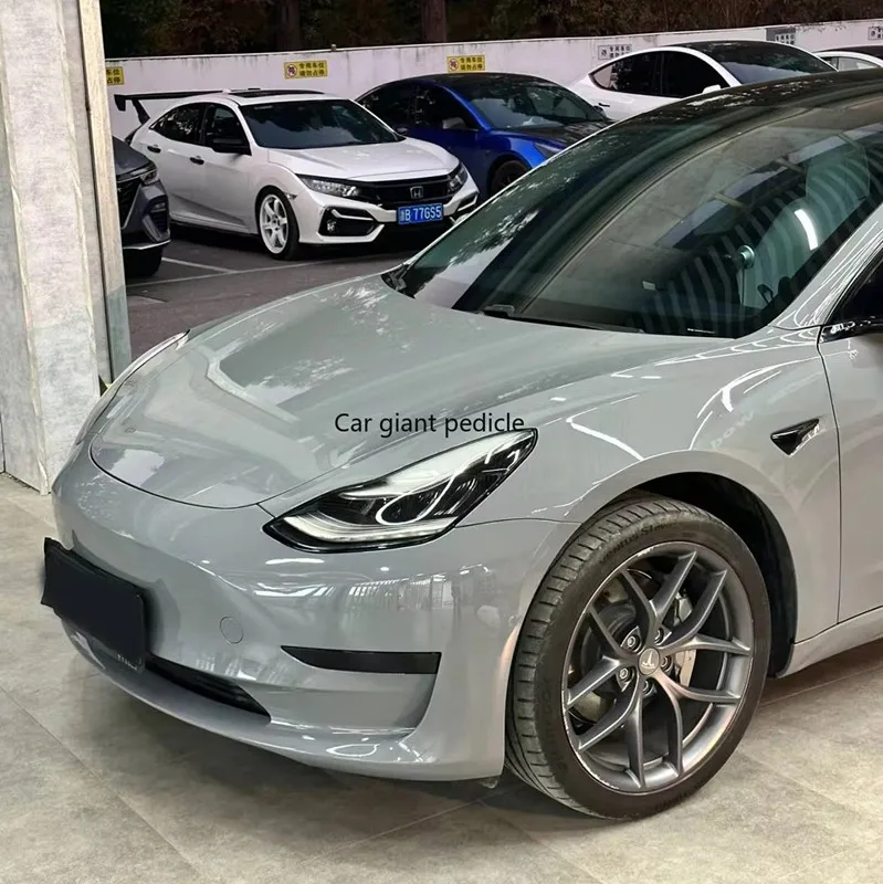 Color PPF gloss Light Nardo Grey TPU PPF Film Paint Protection Film Wrap Film Anti-yellowing Self-healing thermal repair Auto Parts Smart Shop