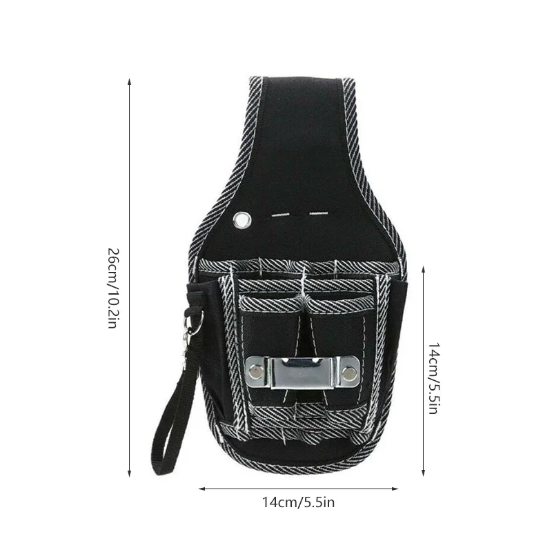 Multifunctional Tool Bag Nylon Fabric Tool Belt Screwdriver Kit Holder Tool Bag Pocket Pouch Bag Electrician Waist Pocket Case Auto Parts Smart Shop