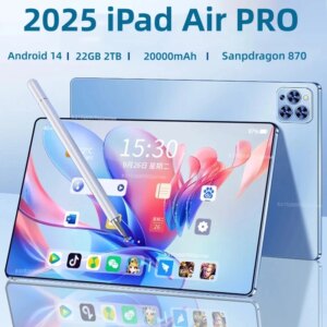 Original Tablet iPad Air Pro 12 Inch 22GB RAM 2TB ROM tablet Android 14 Core Pad Tablet PC Phone Dual Wifi tablette android 태블 Smart Phones Smart Shop