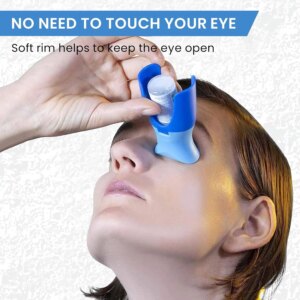 Reusable Eyedrops Holder Eye Drops Bottle Helper Eye Ointments Drops Holder Device Eyedrop Guide Aid Help Applicator Care Tool Smart Self Care Smart Shop