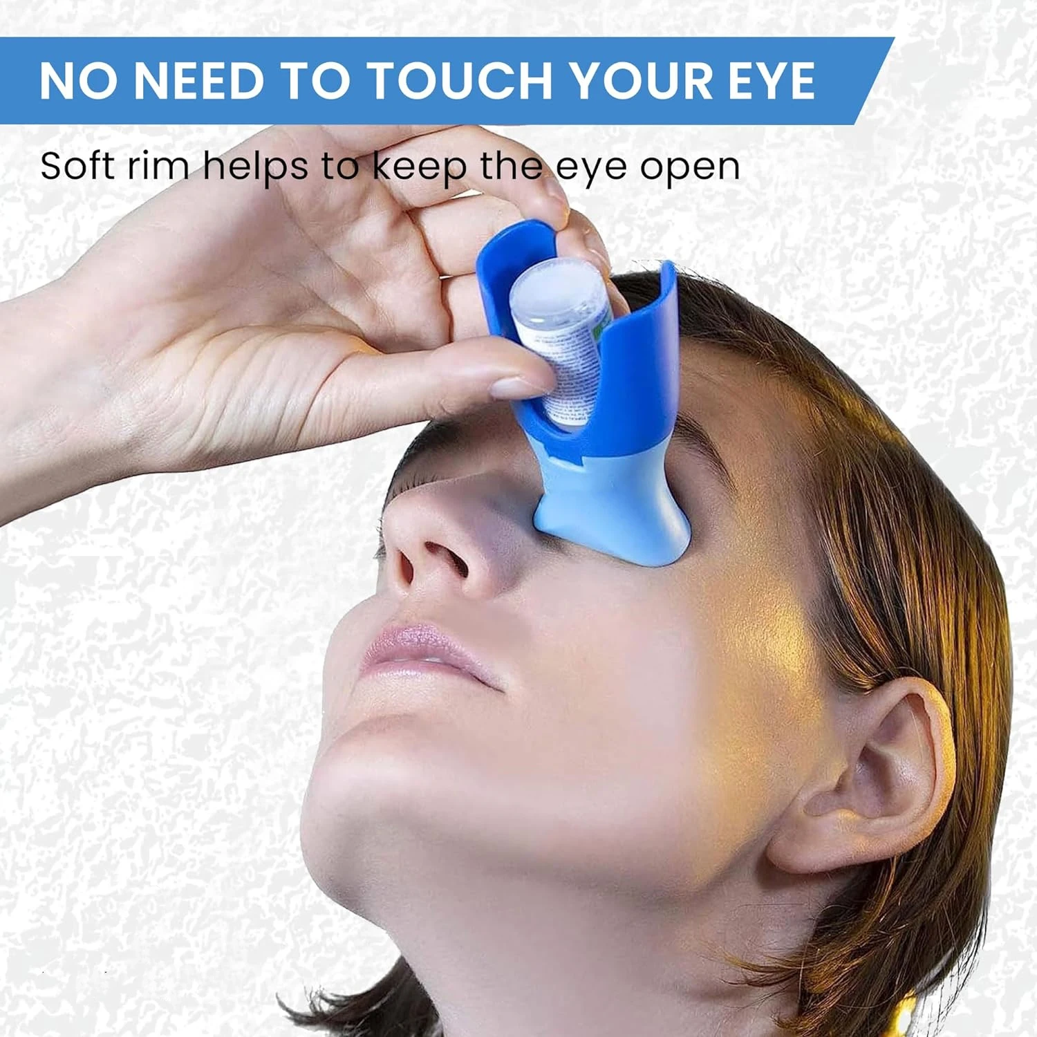 Reusable Eyedrops Holder Eye Drops Bottle Helper Eye Ointments Drops Holder Device Eyedrop Guide Aid Help Applicator Care Tool Smart Self Care Smart Shop