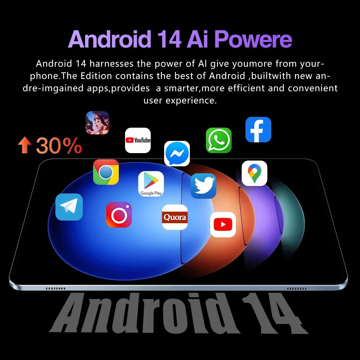 New 7S Pro Tablets 22GB+2TB Android 14, 5G Global Version Smart Laptops Smart Phones Smart Shop