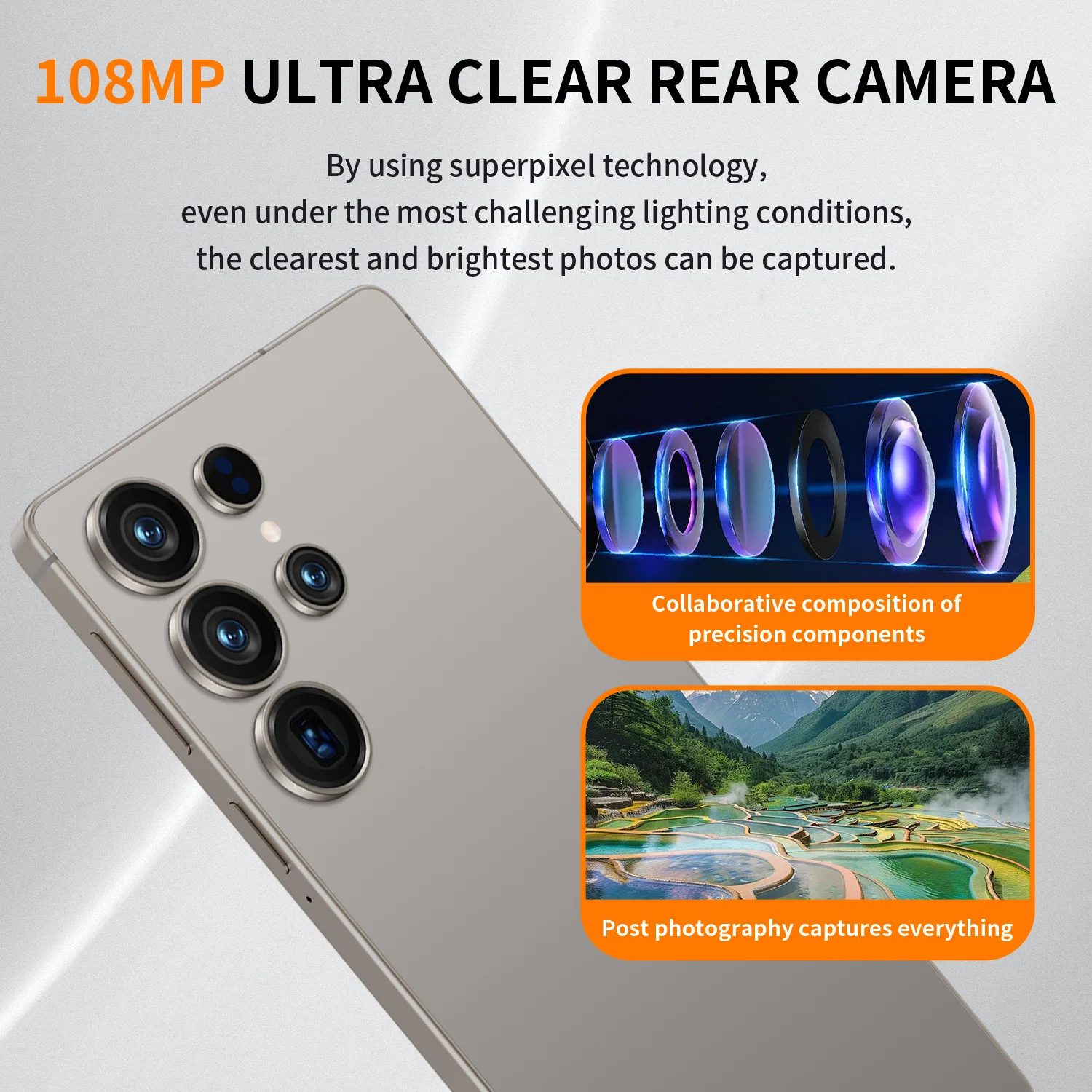 2025 Original Pad S26 ultra Tablet PC 7.3 inch HD 4K Android 14 22GB+2TB 8000mAh Battery 4G 5G Dual Sim Card WiFi GPS Google