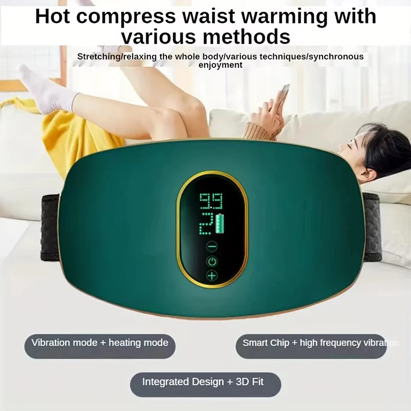 Rechargeable Waist Slimming Belt Fitness Massager Weight Loss Body Shaping Constipation Relief Instrument