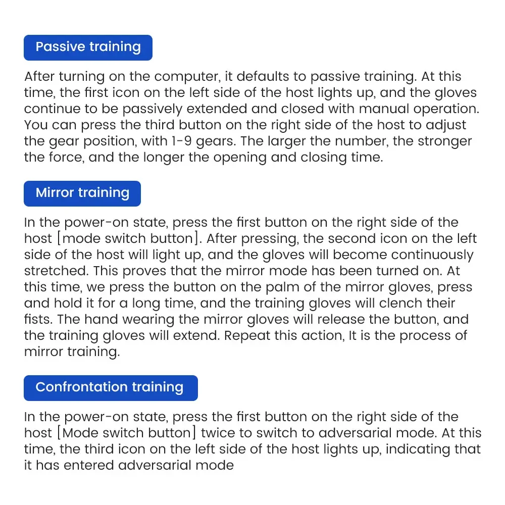 Left & Right Hand Finger Rehabilitation Exerciser Robot Gloves Stroke Hemiplegia Cerebral Infarction Training Equipment Therapy