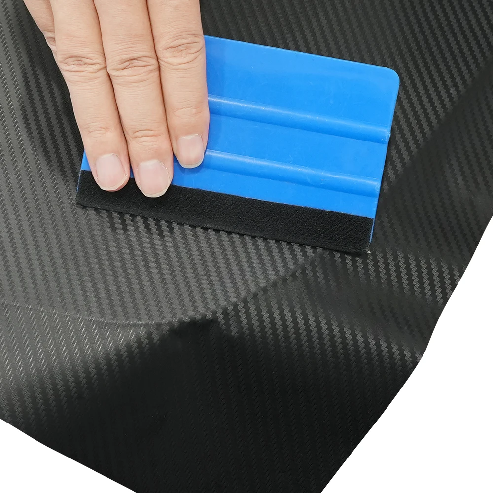 3D Carbon Fiber Black Vinyl Wrap Car Motorcycle Adhesive Vinyl Body Wrapping Film PVC Styling Auto Decal Car Accessories