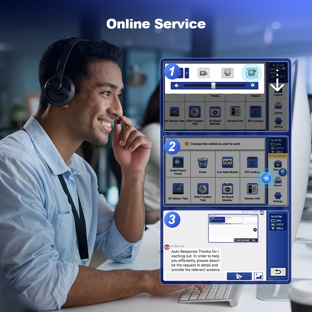 MUCAR CDE900 Pro Obd2 Scanner 2+32G Auto Car Diagnostic Tools Automotive OBD Scanner Tool Code Reader Full OBD2 Functions Free