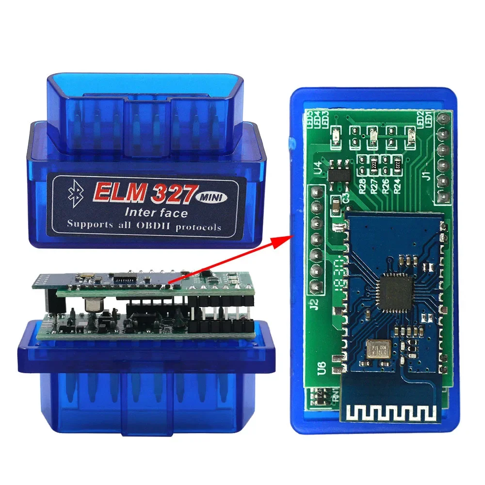 Latest ELM327 Dual Board PIC25K80 Chip 3000+ Universal Code Reader OBD2 elm327 V1.5 mini Bluetooth 5.1 Car Trouble Shooter Latest ELM327 Dual Board PIC25K80 Chip 3000+ Universal Code Reader OBD2 elm327 V1.5 mini Bluetooth 5.1 Car Trouble Shooter