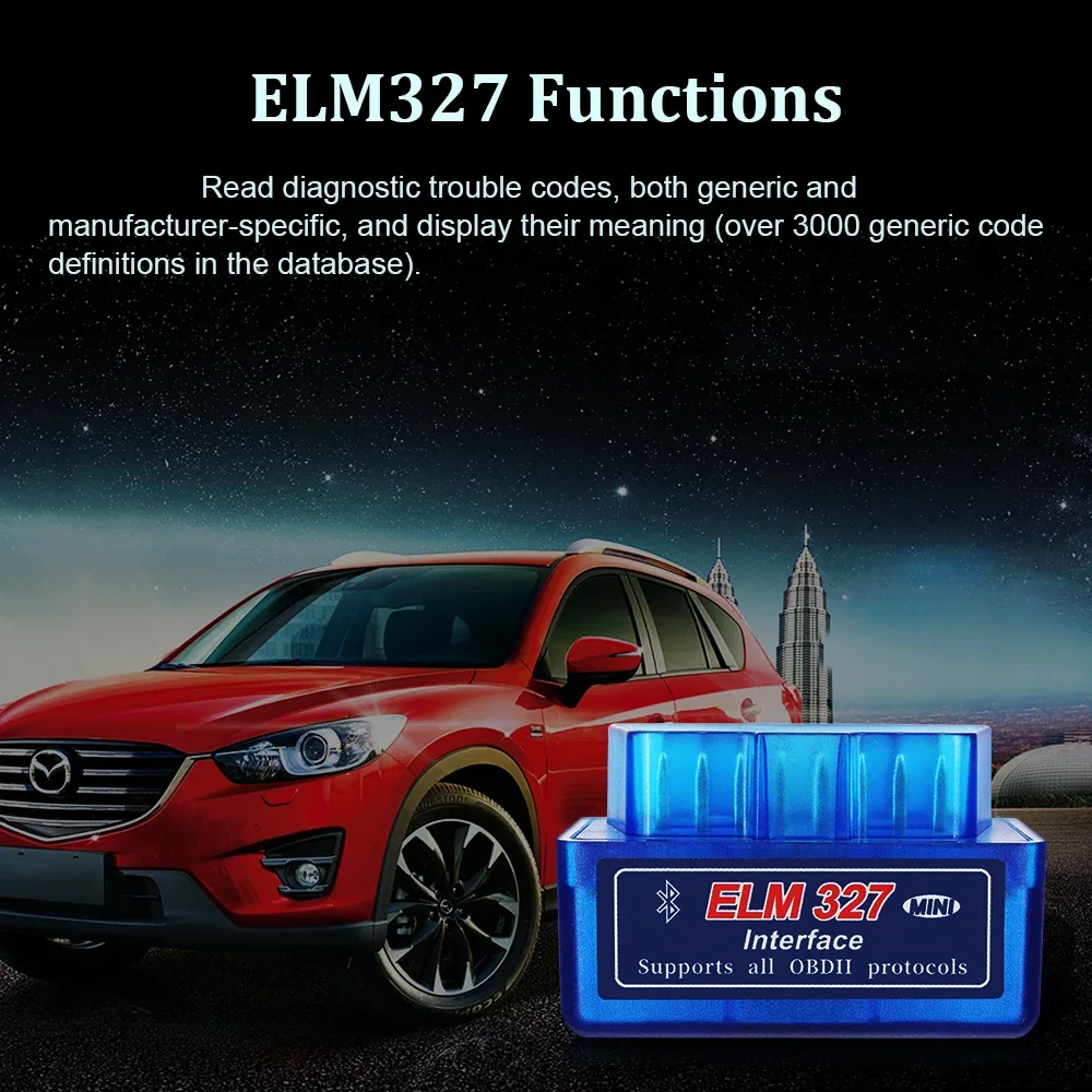 Latest ELM327 Dual Board PIC25K80 Chip 3000+ Universal Code Reader OBD2 elm327 V1.5 mini Bluetooth 5.1 Car Trouble Shooter Latest ELM327 Dual Board PIC25K80 Chip 3000+ Universal Code Reader OBD2 elm327 V1.5 mini Bluetooth 5.1 Car Trouble Shooter