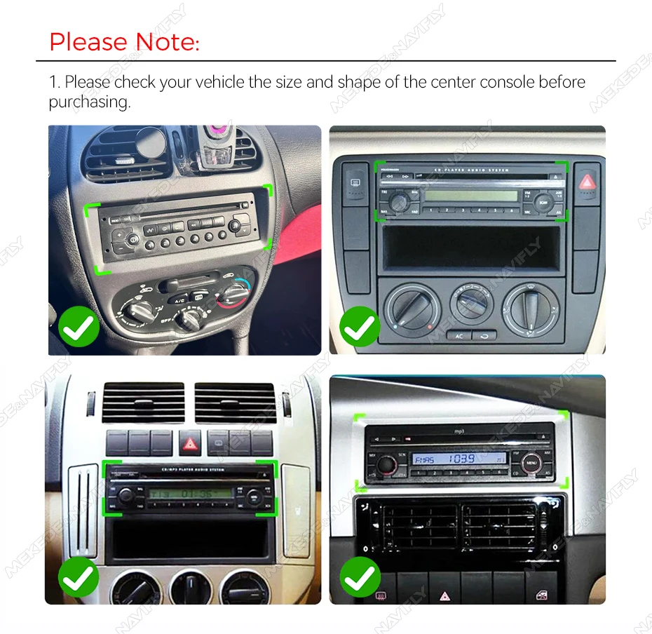 MEKEDE 6.86 Inch 1Din Carplay Android Auto Car Radio Multimedia Video MP5 Player With BT FM Stereo USB Type-C Plug Autoradio