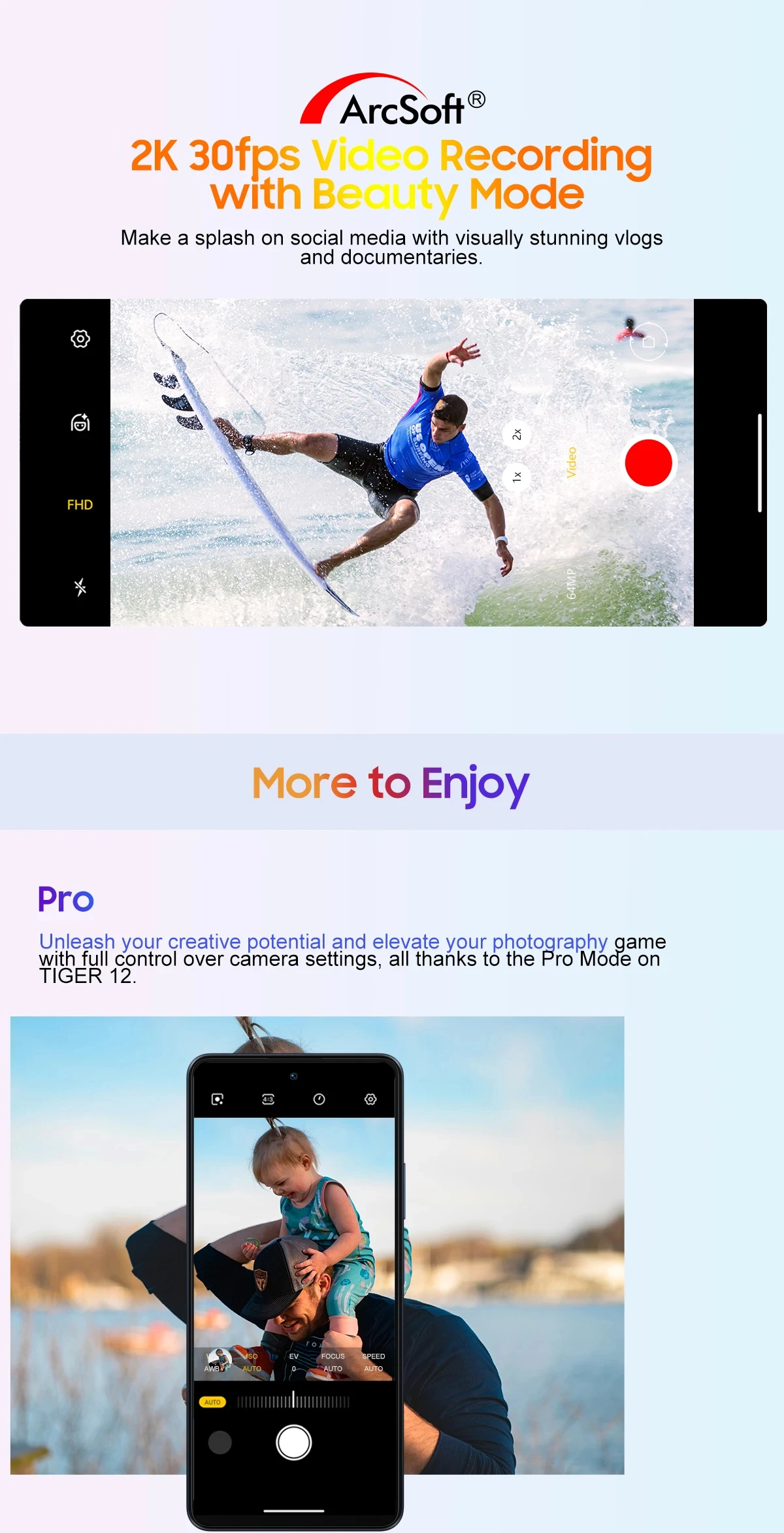 Blackview OSCAL TIGER 12 Smartphone 6.78'' 120Hz 2.4K Display Call Phone 8GB RAM+128GB ROM 64MP Telephon Portable Android 13 NFC